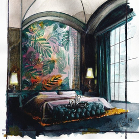 Интерьер спальни