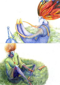 Пара на островах.