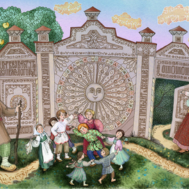 ворота с поговорками