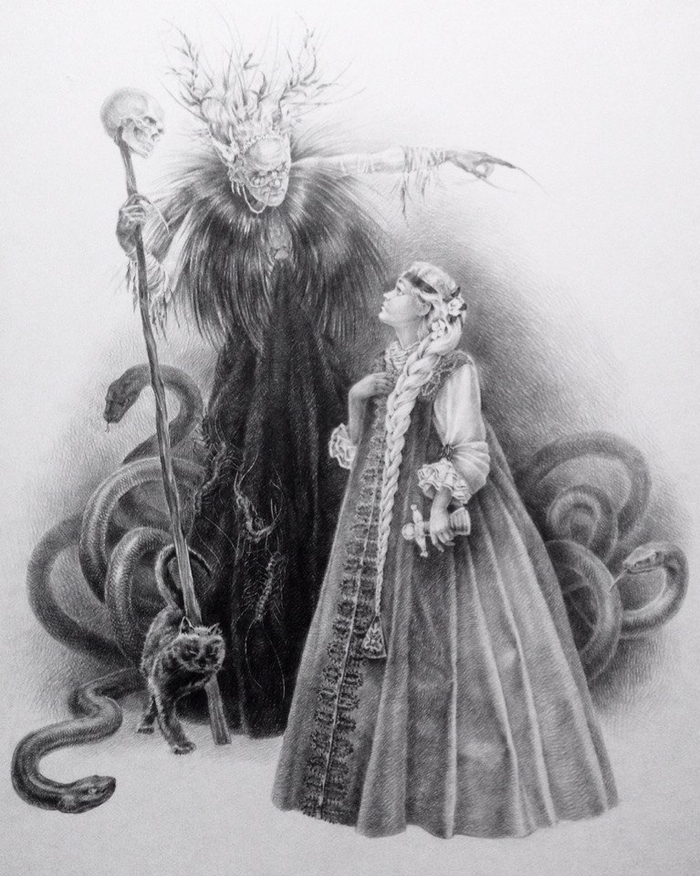 "Баба Яга и Василиса Прекрасная"