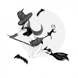 ведьма на хэллуин 