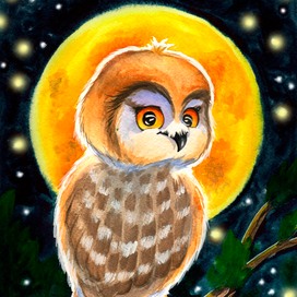 Как интересно быть совой. К стихотворению К.Валаханович