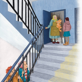 Иллюстрация к книге « Расследование в кафе Крендель с корицей»