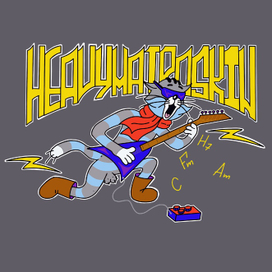 Принт Heavy Matroskin