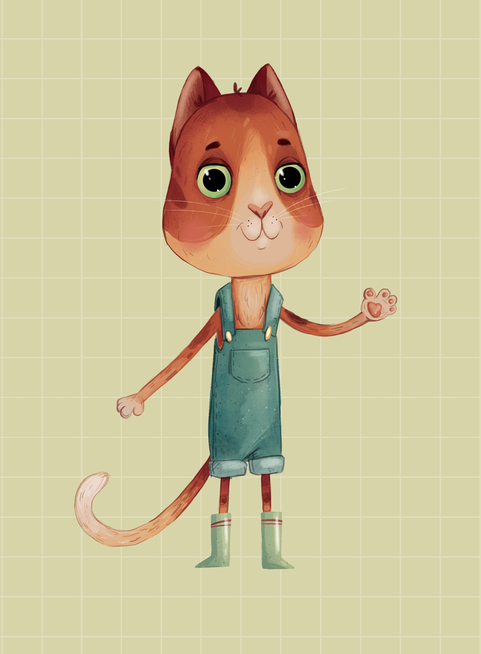 Персонаж Рыжий котик