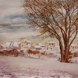 Январский снег