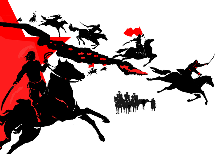 Иллюстрация ко 7й главе 1й части романа "Как закалялась сталь"