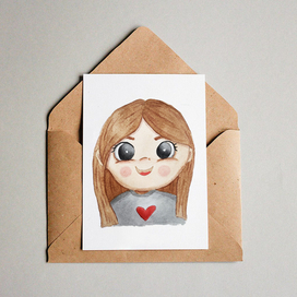 Акварельный автопортрет