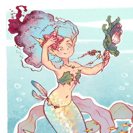 Русалка модница