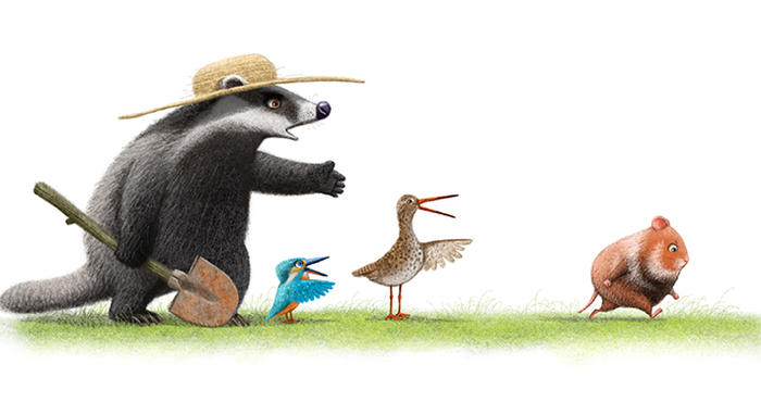 Хома и Суслик. решил пойти куда-то, иду...