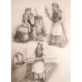 Разработка персонажа бабы Яги