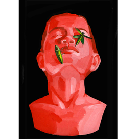 девочка и насекомые 