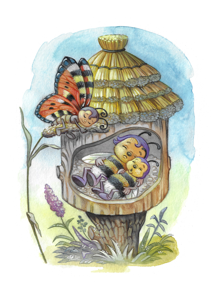 иллюстрация к книге о природе