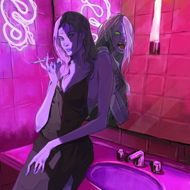 Концепт персонажа ведьмы 