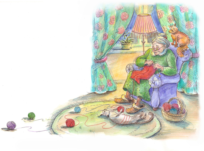 Красный свитер