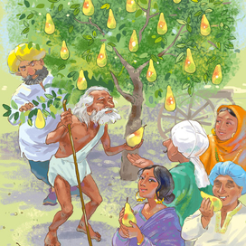 Иллюстрация из сборника "Сказки со всего света"