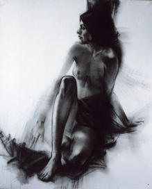 Сидящая обнаженная