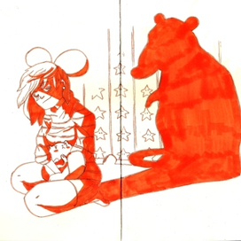 Девочка мышь