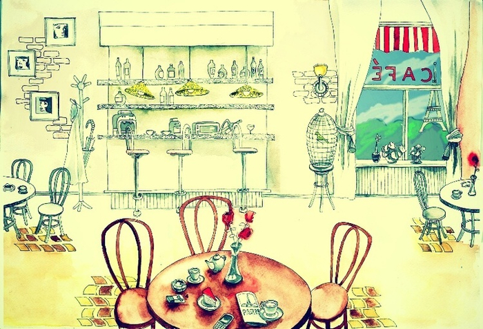 Парижское кафе