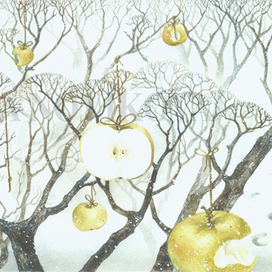 Форзац к рассказу Ю.Коваля "Сиротская зима"