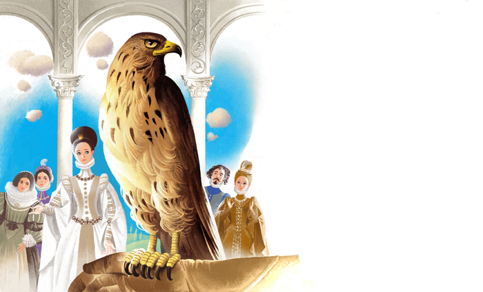 Перчатки для королевы. Иллюстрация