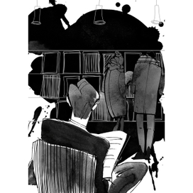 В книжном магазине