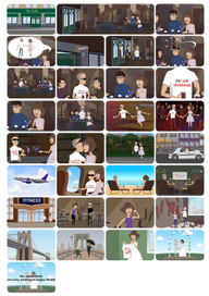 Раскадровка для анимационного поздравительного ролика