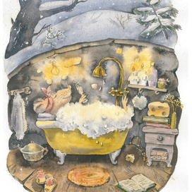 Мышка в норке