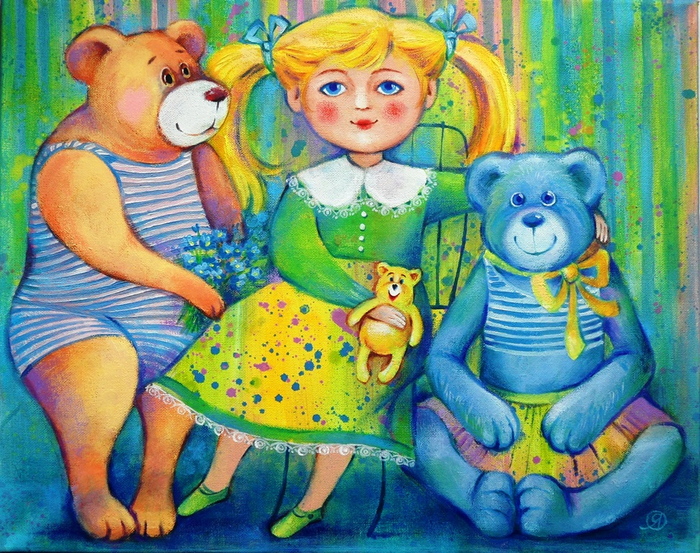 Лиза и медведи...
