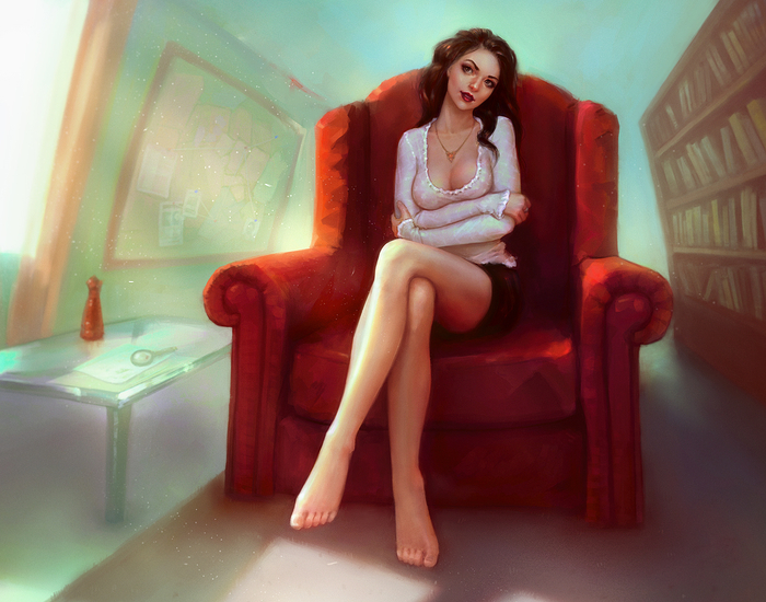 Иллюстрация к книге Михаила Акимова