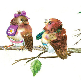 Воробушки, заставка