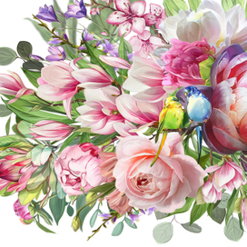 Принт обоев для детской комнаты