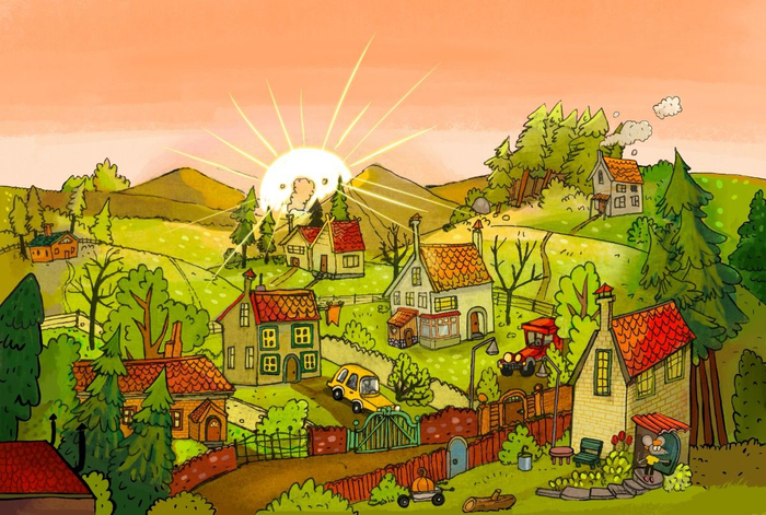 Рассветная деревня