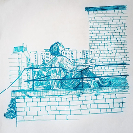 по крышам спальных районов