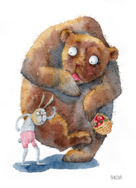 Медведь и заяц