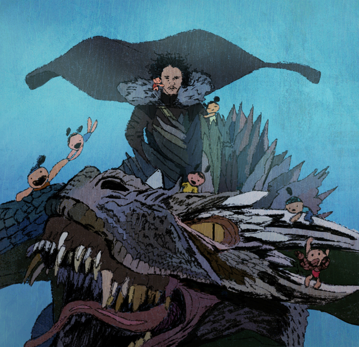 На Джоне на драконе