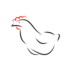 Логотип курица