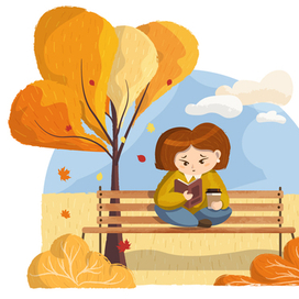 Девочка в парке