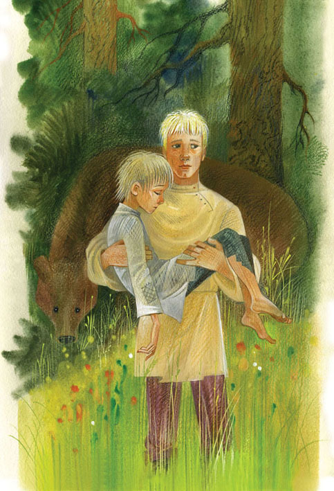 Медведко. Иллюстрация к сборнику сказов Таисьи Пьянковой