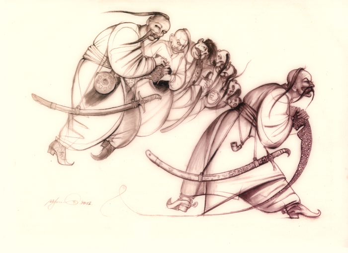 Набросок-вариант к "Энеиде"