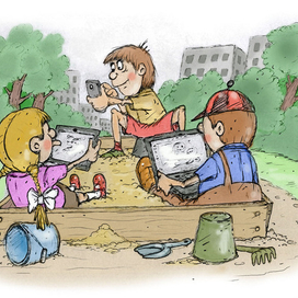 Новое поколение в песочнице