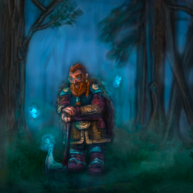 Гном встретил ушедших друзей