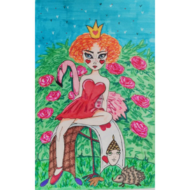 Красная королева из Алисы в стране чудес