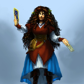 Концепт - Ясновидящая Таро