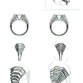 Эскиз мужского кольца