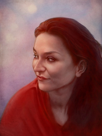 Девушка в красном пледе