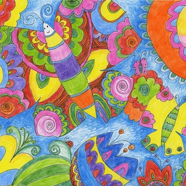 Бабочки-цветочки