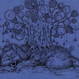 Волчица спит и видит сны