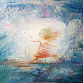 Бегущая за бабочкой