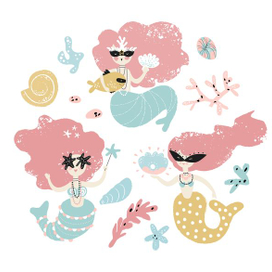 Веселые русалки на морском карнавале